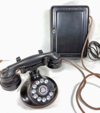 画像3: - 実働品 - 1920's 【Western Electric】Telephone with Ringer Box (3)