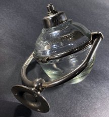 画像15: 1910-20's "N.Y." Glass Liquid Soap Dispenser (15)