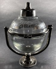画像13: 1910-20's "N.Y." Glass Liquid Soap Dispenser (13)