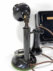 画像7: - 実働品 -  1920's ☆Western Electric☆ - 51AL -   Candlestick Telephone with Ringer Box (7)