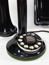 画像5: - 実働品 -  1920's ☆Western Electric☆ - 51AL -   Candlestick Telephone with Ringer Box (5)