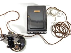 画像10: - 実働品 -  1920's ☆Western Electric☆ - 51AL -   Candlestick Telephone with Ringer Box (10)