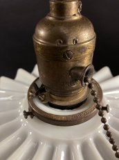 画像5: 1900-10's "Petticoat" Pendant Lamp　 -＊HUBBELL Mica Socket＊- (5)