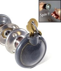 画像1: 【Spin-Lock !!】1910-30's "Oddball" Door Knob  (1)