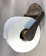 画像4: 1890's【THE EQUITY】Iron Toilet Paper Holder (4)