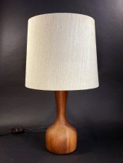 画像1: 1960-70's【DOMUS】German Wood Table Lamp  "BIG!!" (1)