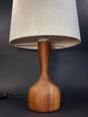 画像3: 1960-70's【DOMUS】German Wood Table Lamp  "BIG!!" (3)