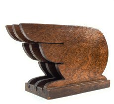 画像5: 1930's ART-DECO  ☆LETTERS☆  Wooden Letter Holder  (5)