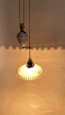 画像3: 1920-30's French Country  "Rise＆Fall" Pendant Lamp  【E26電球仕様】 (3)