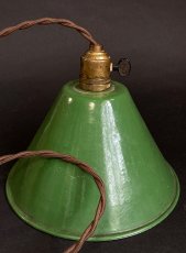 画像3: 1940-50's "Enamel Shade" Pendant Lamp (3)