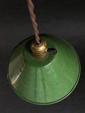 画像2: 1940-50's "Enamel Shade" Pendant Lamp (2)