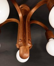 画像7: 1960-70's【DOMUS】German Wood Chandelier (7)