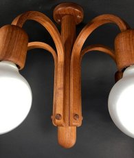 画像6: 1960-70's【DOMUS】German Wood Chandelier (6)