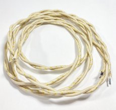 画像2: 1950-60's French vintage "Twisted" Electric cord  【170cm】 (2)