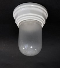 画像1: 【REPRODUCT】 Porcelain "Moisture Proof" Bathroom Lamp (1)