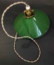 画像5: 1930's Germany "Enamel Shade" Pendant Lamp (5)