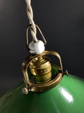 画像4: 1930's Germany "Enamel Shade" Pendant Lamp (4)