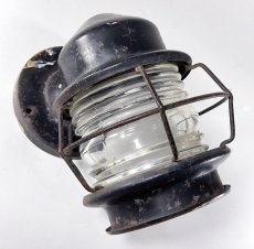 画像4: 1930's "Shabby" Caged Porch Lamp (4)