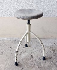 画像1: 1940-50's “SHABBY” Stool from GERMANY (1)