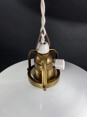 画像3: 1940's German-Deco "Milk Glass" Pendant Lamp (3)