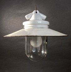 画像1: 1930's German Deco Pendant Light【大径シェード】 (1)