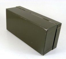画像5: 1940's "ASCO NEW YORK" Steel Safety Box with Key (5)
