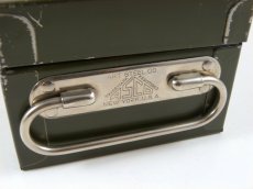 画像3: 1940's "ASCO NEW YORK" Steel Safety Box with Key (3)