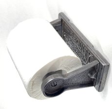 画像4: 1890-1910's "A.P.W PAPER CO. N.Y." Iron Toilet Paper Holder (4)