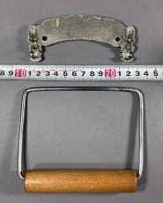 画像4: 1900-20's 【Johnson Rowe Daly Co.】 Cast Brass Toilet Paper Holder (4)