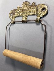 画像5: PAT.1891 "GEM" Cast Iron Toilet Paper Holder【Scott Paper Co.】 (5)