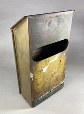 画像10: 1920-30's "CORBIN LOCK CO." Brass Wall Mount Mail Box (10)