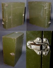 画像3: 1930-40's "ASCO N.Y." Steel File Box【 FAT !! 】 (3)