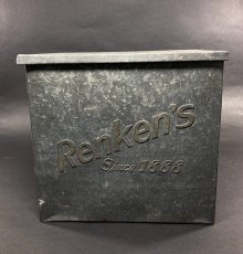 画像3: 1940's “Renken's” Galvanized Milk Delivery Cooler Box (3)