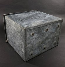 画像9: 1940's “Renken's” Galvanized Milk Delivery Cooler Box (9)