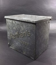 画像2: 1940's “Renken's” Galvanized Milk Delivery Cooler Box (2)