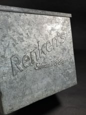 画像4: 1940's “Renken's” Galvanized Milk Delivery Cooler Box (4)