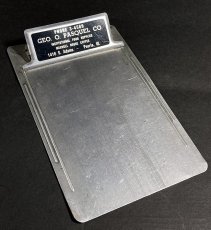画像1: 1940's Aluminum Advertising Clip Board (1)