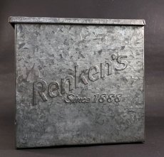 画像2: 1940's “Renken's” Galvanized Milk Delivery Cooler Box (2)