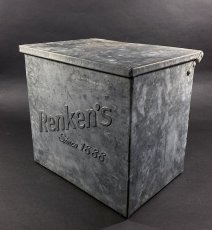 画像1: 1940's “Renken's” Galvanized Milk Delivery Cooler Box (1)