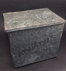 画像5: 1940's “Renken's” Galvanized Milk Delivery Cooler Box (5)