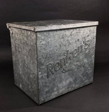 画像3: 1940's “Renken's” Galvanized Milk Delivery Cooler Box (3)