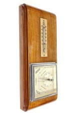 画像1: 1930's German Art-Deco “STREAMLINE” Wall Thermometer (1)