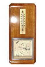 画像3: 1930's German Art-Deco “STREAMLINE” Wall Thermometer (3)