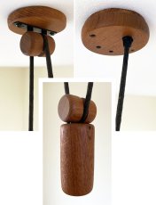 画像3: 【DOMUS】 1960-70's  "Rise＆Fall" Wood Pendant Light  "超•BIG!!" (3)