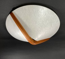 画像6: 1960-70's【DOMUS】German Wood Ceiling Light (6)