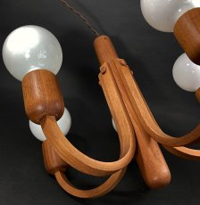 画像8: 1960-70's【DOMUS】German Wood Chandelier (8)