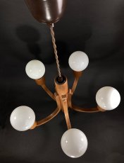 画像3: 1960-70's【DOMUS】German Wood Chandelier (3)