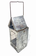 画像4: 1910-20's "Aluminum" Folding Candle Lantern (4)