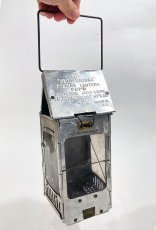 画像9: 1910-20's "Aluminum" Folding Candle Lantern (9)