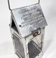 画像6: 1910-20's "Aluminum" Folding Candle Lantern (6)